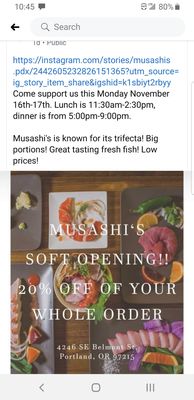 Musashi’s PDX by null