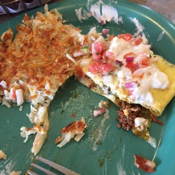 Chad's - Devouring the south of the border omelette - Breakfast & Brunch Near Me - Santa Barbara, California