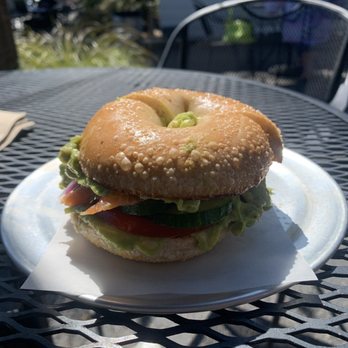 Sola Coffee Cafe - Smoker salmon on a wheat bagel - Coffee & Tea Near Me - Raleigh, North Carolina