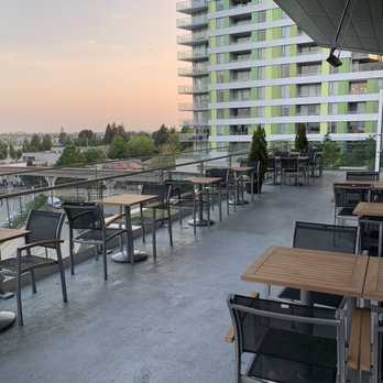 Cineplex Marine Gateway - Patio deck. I need a drink - Cinema Near Me - Vancouver, British Columbia
