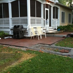 Brentwood Material - patio, nearly complete KUDOS to Brentwood materials