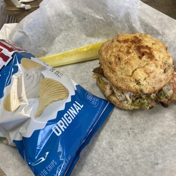 Seven Sisters Kitchen - Pesto Turkey Hot Sconewich - Bakeries Near Me - Johns Creek, Georgia