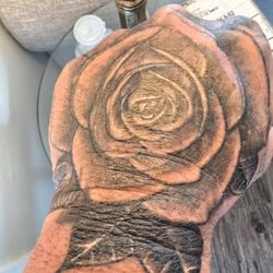 Mi Familia Tattoo Studio - BiggCeeze fixed a nightmare from another artist bring this rose to life!