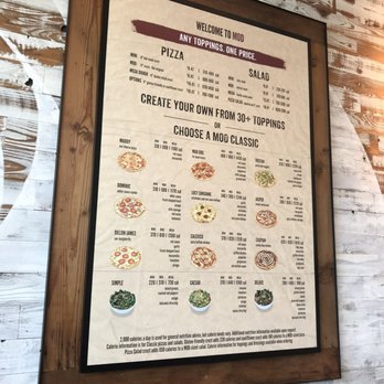 MOD Pizza - Menu - Pizza Near Me - Long Beach, California