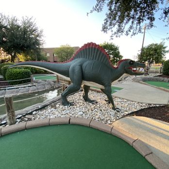 Jurassic Zone Mini Golf & Arcade - I'm big and have red on me. Is that blood or the way I'm supposed to look? - Mini Golf Near Me - Burleson, Texas Jurassic Zone Mini Golf & Arcade - I'm big and have red on me. Is that blood or the way I'm supposed to look? - Mini Golf Near Me - Burleson, Texas