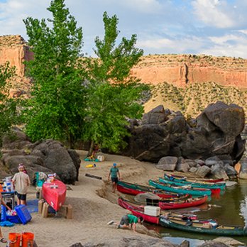 Centennial Canoe Outfitters - Gathering for happy hour and dinner. Canoe camping gets you away from the crowds without having to carry a backpack all day to get there. - Rafting/Kayaking Near Me Centennial Canoe Outfitters - Gathering for happy hour and dinner. Canoe camping gets you away from the crowds without having to carry a backpack all day to get there. - Rafting/Kayaking Near Me