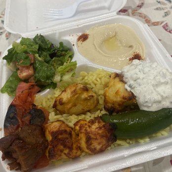 Cali's Kabob Grill - Chicken Kabob plate to go - Middle Eastern Near Me - Palmdale, California
