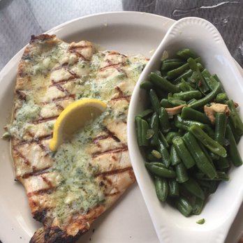 River City Grille - Grilled trout (fish of the day) and green beans - American Near Me - Marble Falls, Texas River City Grille - Grilled trout (fish of the day) and green beans - American Near Me - Marble Falls, Texas