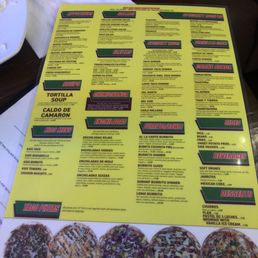 Menu (prices vary) Menu (prices vary)