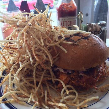 The Corner - BBQ chicken sandwich and beet ginger - Cafes Near Me - Montclair, New Jersey