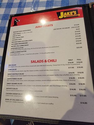 Menu photo 2 Jake's Roadhouse Monrovia, CA Menu photo 2 Jake's Roadhouse Monrovia, CA
