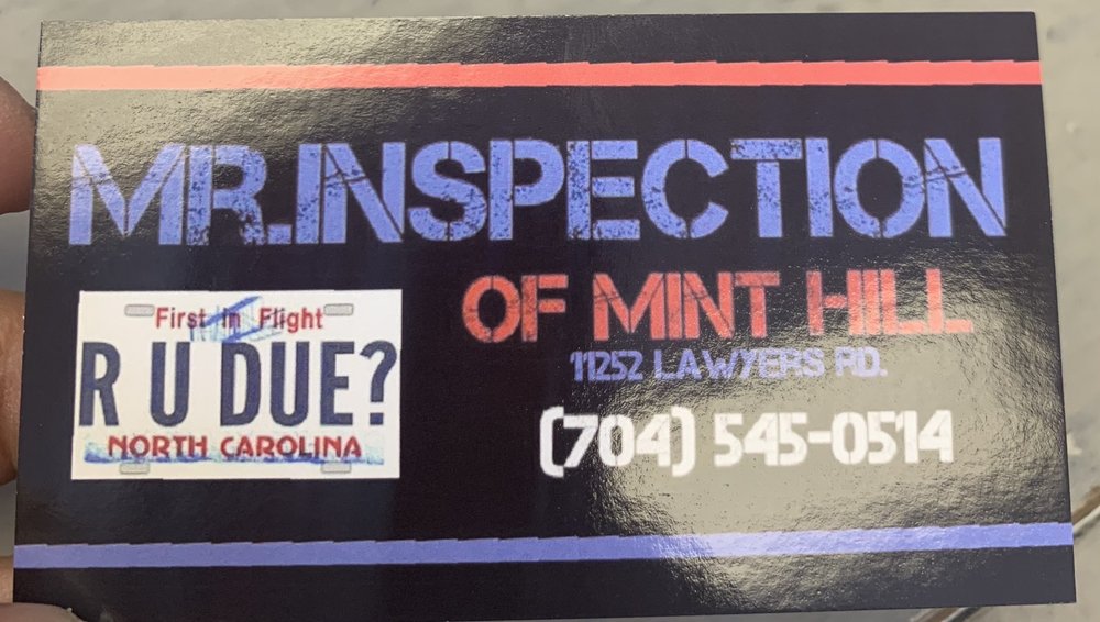 MR INSPECTION OF MINT HILL Updated August 2024 18 Reviews 11252 Lawyers Rd, Mint Hill