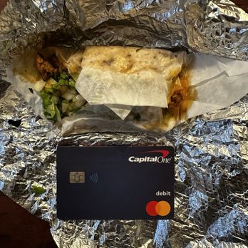 Healthy Substance - Al pastor taco (card included to show size comparison) - Vegan Near Me - Chicago, Illinois Healthy Substance - Al pastor taco (card included to show size comparison) - Vegan Near Me - Chicago, Illinois