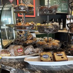 Main Street Caffe - So many pastries!!
