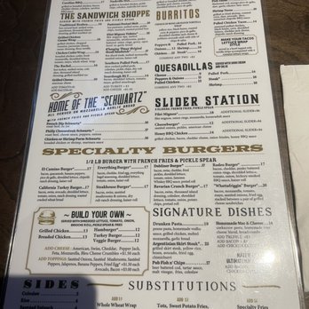 Changing Times - Back of menu - American Near Me - Bay Shore, New York