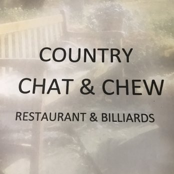 Country Chat & Chew - a restaurant and billiards sign - Southern Near Me - Bonifay, Florida Country Chat & Chew - a restaurant and billiards sign - Southern Near Me - Bonifay, Florida