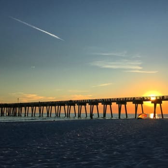 Panama City Beach - The pier at sunset. - Beaches Near Me - Panama City Beach, Florida Panama City Beach - The pier at sunset. - Beaches Near Me - Panama City Beach, Florida