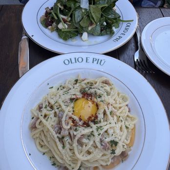 Olio e Più - Insalata di spinaci and carbonara - Pizza Near Me - Washington, DC, District of Columbia Olio e Più - Insalata di spinaci and carbonara - Pizza Near Me - Washington, DC, District of Columbia