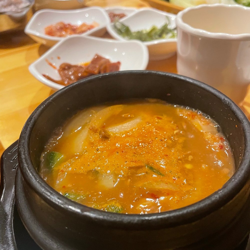 Ahzimae Zipbap - Soy bean soup - Korean Near Me - Toronto, Ontario