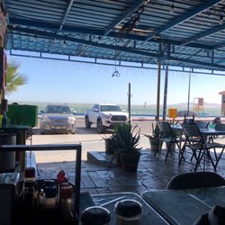 Mariscos El Guero - The lovely view while you enjoy great sea food. Choice of drinks and Mexican food.