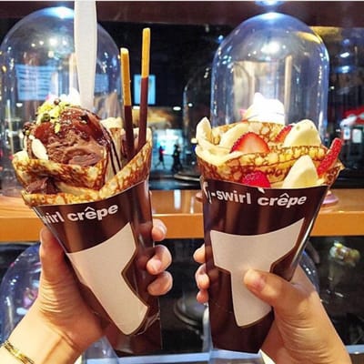 T-swirl Crepe - Astoria by null