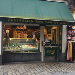 Australian Home Made Ice Cream - What's special about Australian ice cream? In Brussels?? Huh?