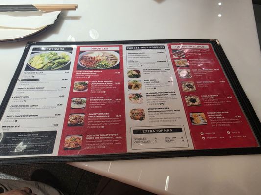 Menu photo 1 Noodle St Eastvale, CA