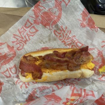 Devil Dawgs-Gold Coast - Bacon Cheddar Dog - Hot Dogs Near Me - Chicago, Illinois