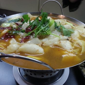 Ke Zhang - Fish and vegetables with chilies casserole - Chinese Near Me - Flushing, New York Ke Zhang - Fish and vegetables with chilies casserole - Chinese Near Me - Flushing, New York