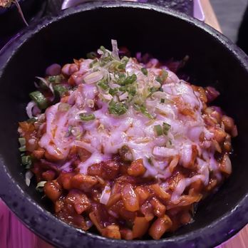 Plan B - Hot Stone Pork Belly Rice with Cheese - Lounges Near Me - New York, New York Plan B - Hot Stone Pork Belly Rice with Cheese - Lounges Near Me - New York, New York
