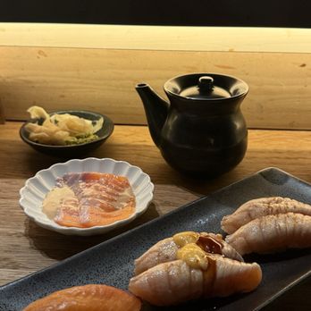Yujo Nori - Creamy Salmon Sashimi, Salmon Nigiri, Aburi Salmon Nigiri, Fatty Salmon Nigiri - Japanese Near Me - Carrollton, Texas Yujo Nori - Creamy Salmon Sashimi, Salmon Nigiri, Aburi Salmon Nigiri, Fatty Salmon Nigiri - Japanese Near Me - Carrollton, Texas