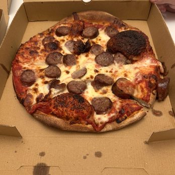 Basil's Pizza & Deli - We lost about 2 pieces from each pizza to cheese-burn-blisters. - Pizza Near Me - Savannah, Georgia Basil's Pizza & Deli - We lost about 2 pieces from each pizza to cheese-burn-blisters. - Pizza Near Me - Savannah, Georgia
