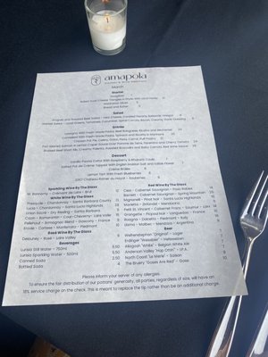 Menu photo 5 Amapola Kitchen and Wine Merchant Salinas, CA