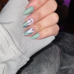 UV sculpting gel, Matte top coat, modern nail design, free hand design UV sculpting gel, Matte top coat, modern nail design, free hand design