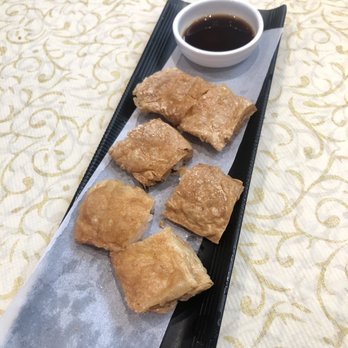 Dim Sum King - Pan Fried Shrimp In Tofu Skin Rolls - Dim Sum Near Me - Daly City, California Dim Sum King - Pan Fried Shrimp In Tofu Skin Rolls - Dim Sum Near Me - Daly City, California