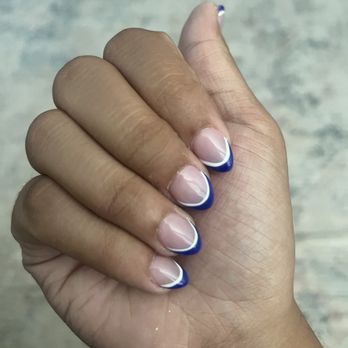 Pampered Nails - French tip with two tone color - Nail Salons Near Me - Indian Trail, North Carolina Pampered Nails - French tip with two tone color - Nail Salons Near Me - Indian Trail, North Carolina