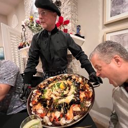 Private Chef William Bloomhuff - Amazing Paella full of fresh cooked to perfection seafood!