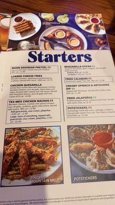 Menu photo 1 Miller's Ale House Coral Springs, FL