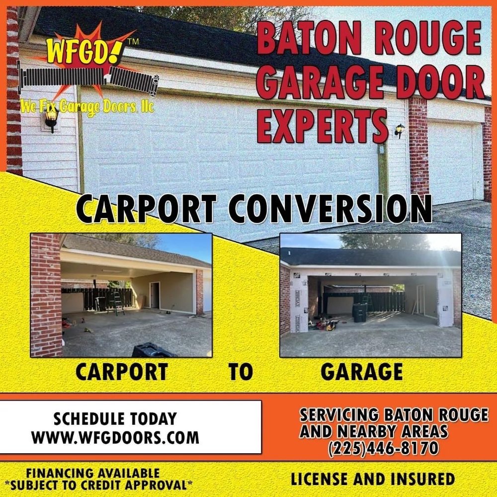 WE FIX GARAGE DOORS Updated September 2024 29 Photos 11756 S Harrells Ferry Rd, Baton