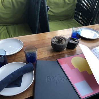 Bakan - Menu and outside table - Mexican Near Me - Miami, Florida