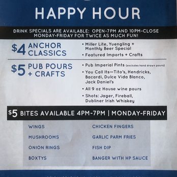 Blue Anchor Pub - British Near Me - Delray Beach, Florida