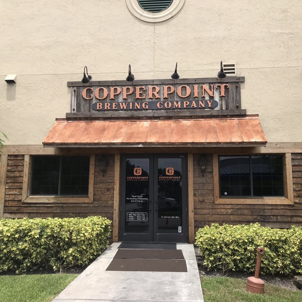 Copperpoint Brewing Co - Front of the place - Beer Gardens Near Me - Boynton Beach, Florida
