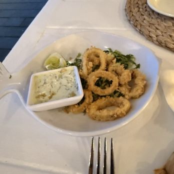Blue Sail - Calamari with Aioli sauce - Barbeque Near Me - Nassau, New York Blue Sail - Calamari with Aioli sauce - Barbeque Near Me - Nassau, New York