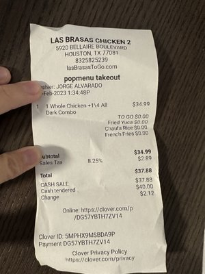 Las Brasas Charcoal Chicken by null