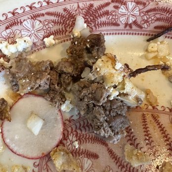 Pink Cactus - Tough, chopped meat in the birria tacos. - Tacos Near Me - Charleston, South Carolina Pink Cactus - Tough, chopped meat in the birria tacos. - Tacos Near Me - Charleston, South Carolina