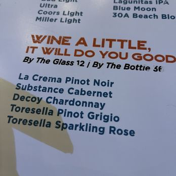 Hammerheads Bar & Grille - $12 for 4 ounces of wine? - Seafood Near Me - Miramar Beach, Florida Hammerheads Bar & Grille - $12 for 4 ounces of wine? - Seafood Near Me - Miramar Beach, Florida