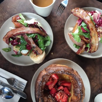 Outerlands - Egg in jail and sweet Dutch pancake - New American Near Me - San Francisco, California Outerlands - Egg in jail and sweet Dutch pancake - New American Near Me - San Francisco, California