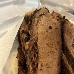 Huron River Inn BAR-b-q - Beef brisket sliced