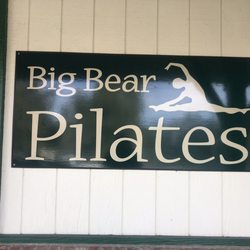 Big Bear Pilates' new sign December 2018