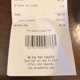 $16.30 for a Salad and Large Soup